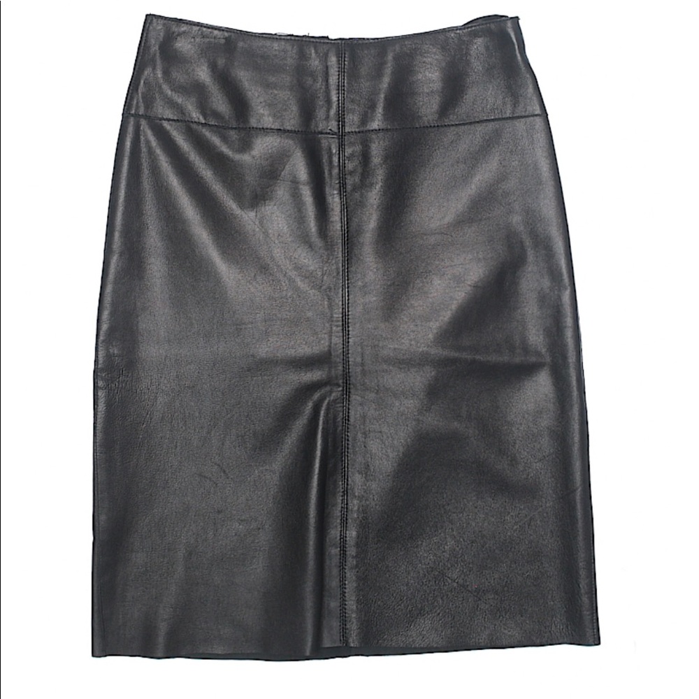 Bebe Leather Skirt